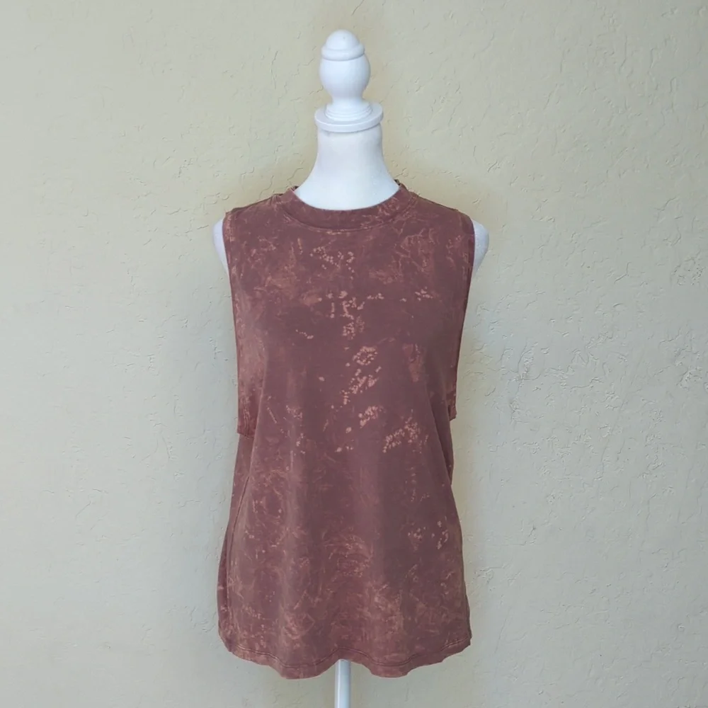 Lululemon All Yours Tank Top Cloudy Wash Cacao Size 2